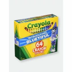 Crayola 64 Crayon Colors Including Bluetiful] Accessories