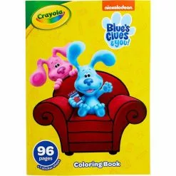 Crayola Blue&apos;s Clues Coloring Book With 96 Page Office & Stationery Multi