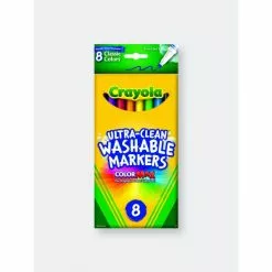 Crayola 8 Ct Ultra-Clean Fine Line Washable Markers Color Max Toys