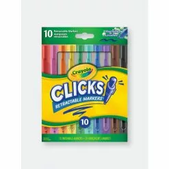 Crayola 10ct SuperClicks Retractable Markers Toys