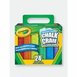 Crayola 24-Count Washable Sidewalk Chalk Toys