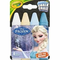 Crayola Disney Frozen Washable Sidewalk Chalk - 4 Pieces Office & Stationery