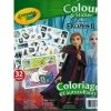 Crayola Disney Frozen II Color & Sticker Book - 50 Stickers - 32 Pages Accessories