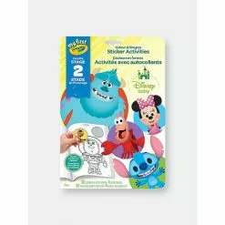Crayola My First Doodle Stage 2 - Disney Baby Color And Sticker Activities Toys