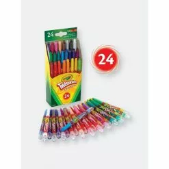 Crayola 24 Count Mini Twistables Crayons Accessories