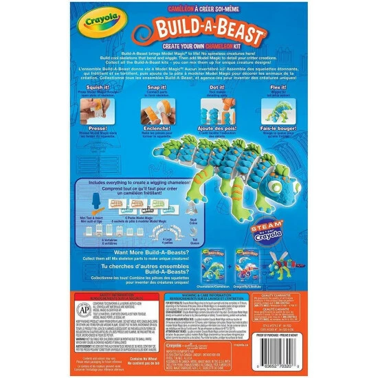 Crayola Build-A-Beast Craft Kit - Chameleon Accessories 2 Crayola Build-A-Beast Craft Kit - Chameleon Accessories - Image 2