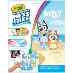 Crayola Color Wonder Mess-Free Colouring Pages & Mini Markers - Blue Office & Stationery