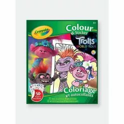 Crayola Color & Sticker Book - Trolls World Tour Accessories
