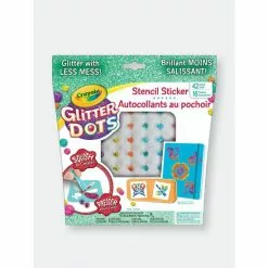 Crayola Glitter Dots Sticker Stencils - Custom Glitter Stickers Toys