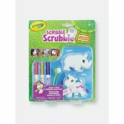 Crayola Scribble Scrubbie Safari Animals - Rhino And Hippo Accessories